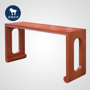 唐朝饰界 经典明式家具 书卷厚板足式长条案 玄关案 平头案 供案