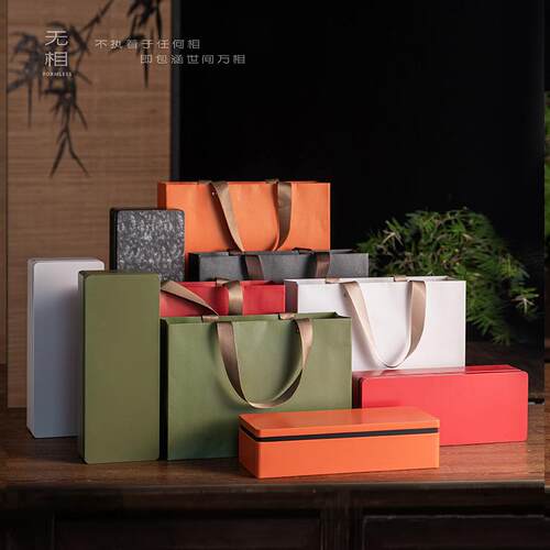 茶叶包装盒摆泡袋饼干茶空礼盒