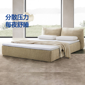 梦百合酒店零压房记忆棉0压薄床垫榻榻米日式多用海绵软褥子软垫