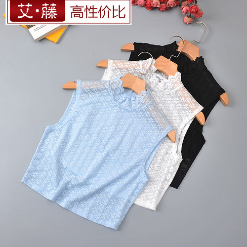 艾藤百搭风蕾丝镂空花边假领子