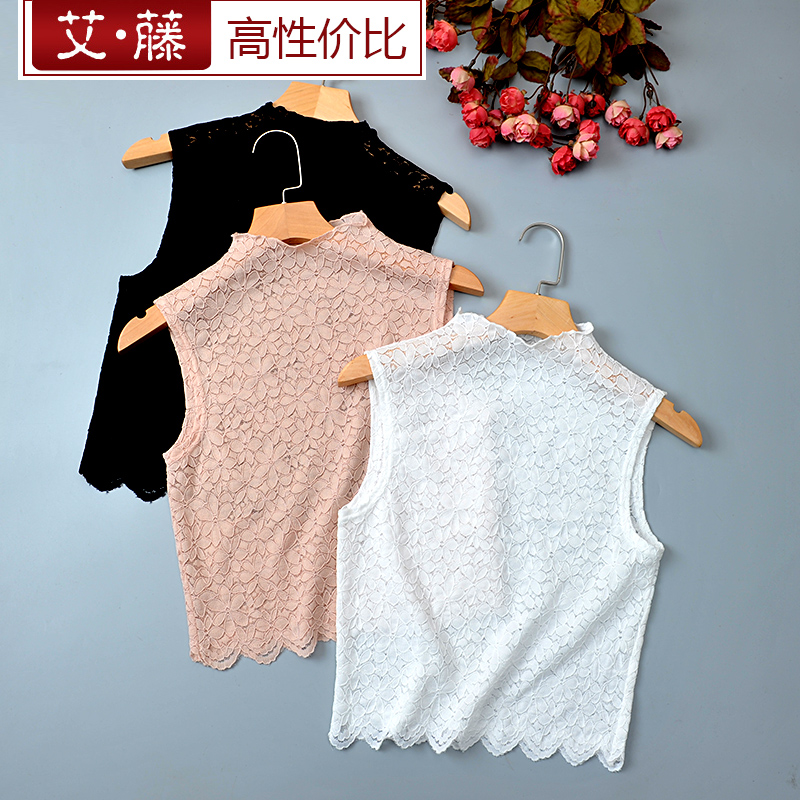 艾藤夏季自带蕾丝衫上衣假领子