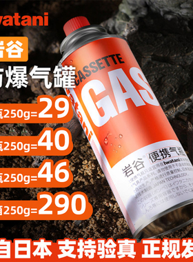 日本iwatani岩谷气罐卡式炉气瓶户外便携式露营燃气丁烷防爆瓦斯