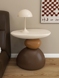 创意中古风床头柜卧室现代床边置物架艺术沙发边柜轻奢高级小边几