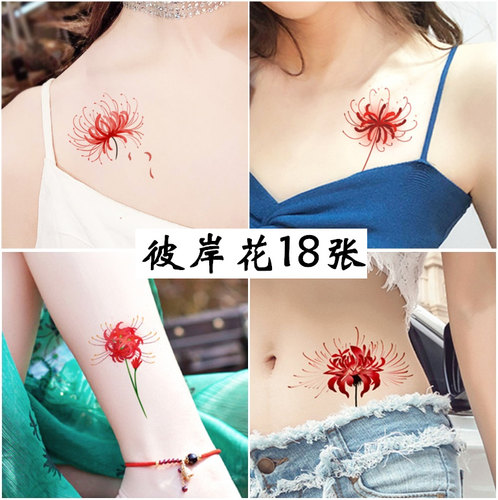 彼岸花纹身贴刺青销量排行榜 彼岸花纹身贴刺青品牌热度排名 小麦优选
