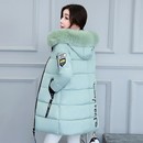 新款 棉服女大毛领外套修身 2024冬装 韩版 棉袄潮 显瘦棉衣中长款 大码