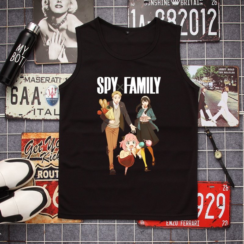 二次元cos卡通动漫周边spy×family间谍过家家酒联名漫画男生背心