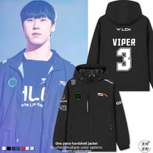 HLE队服外套viper3同款peanut周边LCK冲锋衣S14全球总决赛衣服冬