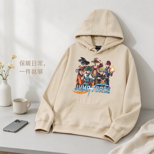 加绒柔顺亲肤保暖圆领卫衣