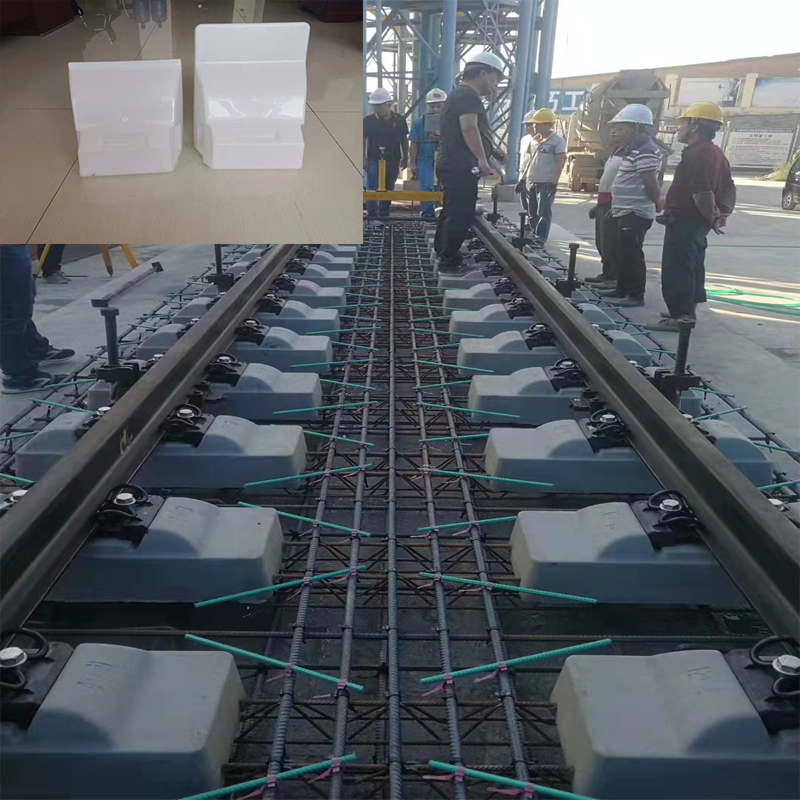 轨枕塑料塑料保护罩双块式多次用