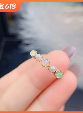 银饰戒指空托圆形镀白金玫瑰s925