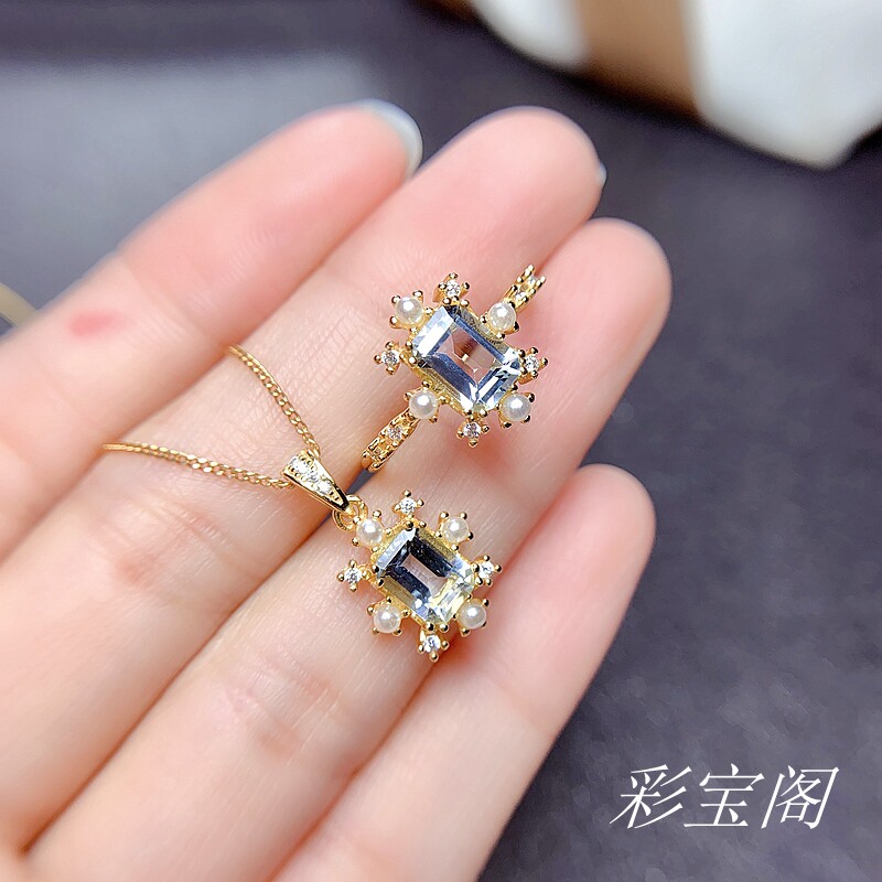 空托戒指吊坠时尚简单轻奢珍珠
