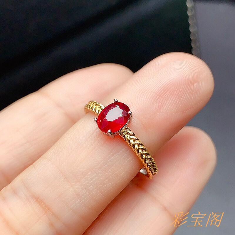新款银镀戒指空托5*戒托代镶嵌