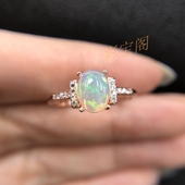 椭圆5 s925银饰戒指空托 10时尚 百搭活口女重叠活口