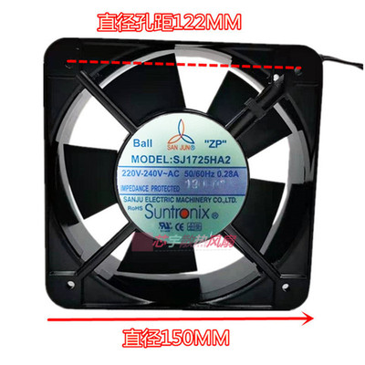 散热风扇正方形220v散热风扇