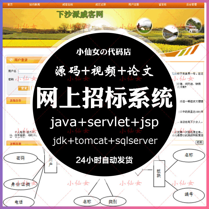 java网上招标系统源代码 jsp公司企业威客网站项目设计源码带文档