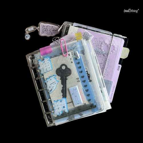 nullthing®捕梦网喷泉文字m5活页夹