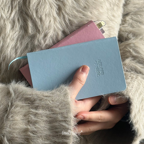 nullthing虚构小说蓝色浅蓝小号笔记本便携手帐本随手书写记录本