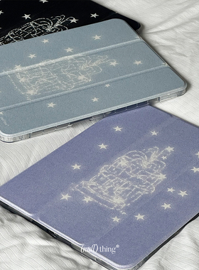 nullthing喷泉2025日历平板壳ipadpro2024透明三折平板保护套ipad保护壳