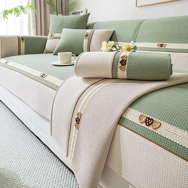 2025新款雪尼尔直排高级感沙发垫四季通用防滑高端坐垫靠背盖布巾,居家布艺,沙发垫,淘宝优惠券,粉丝福利购,淘宝优惠卷