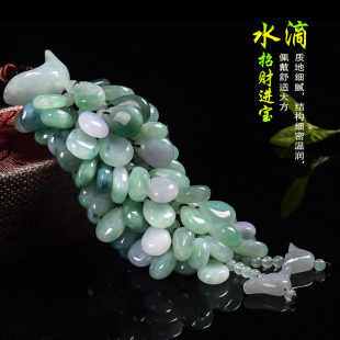 奥迪奔驰宝马保时捷宾利汽车挂件翡翠玉石车载车内汽车平安符挂饰