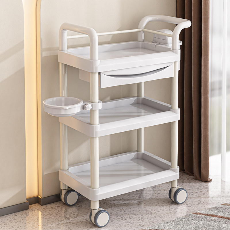 美容院专用小推车皮肤管理移动手推置物架子整形护理仪器医疗推车