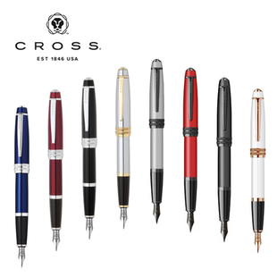 0.7mm 佰利系列钢笔墨水笔商务办公铱金笔0.5 美国CROSS 高仕经典