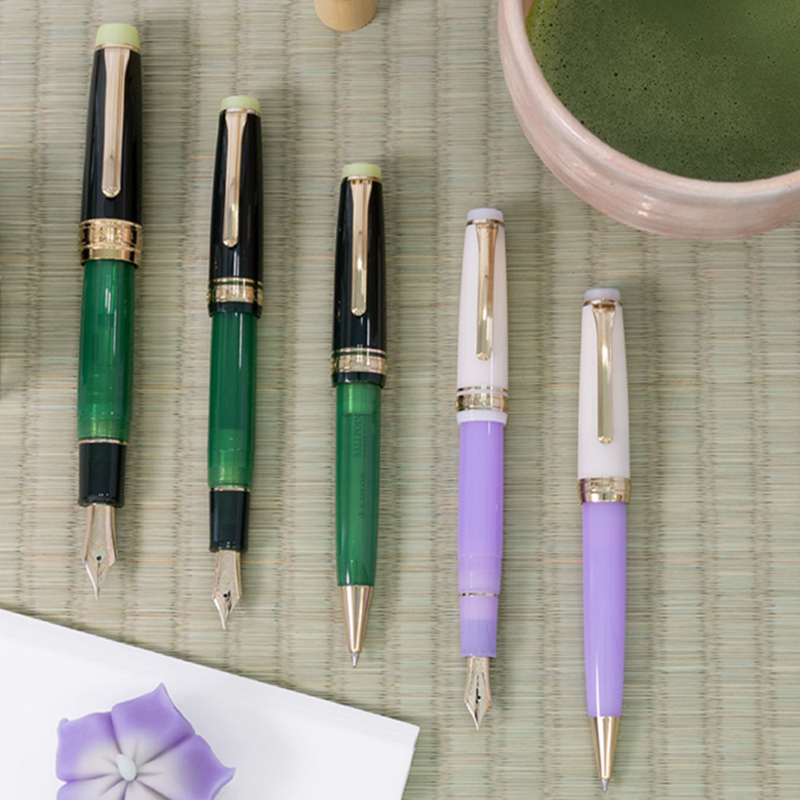 直邮日本Sailor写乐钢笔 世界茶时间 14K/21K 大型/21K 超大型