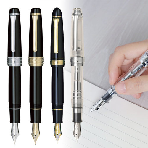 直邮日本写乐sailor钢笔KOP平顶笔王 鱼雷ST笔王 透明21K 超大型 - 封面