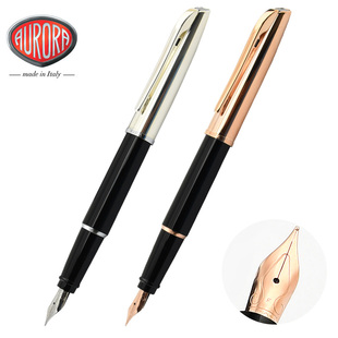 学生 玫瑰金 直邮意大利奥罗拉AURORA钢笔 STYLE格调系列925纯银