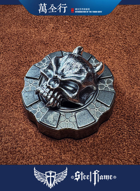 万全行 美国 steel flame 新款勇士骷髅EDC挑战币 Hitex Gear联名
