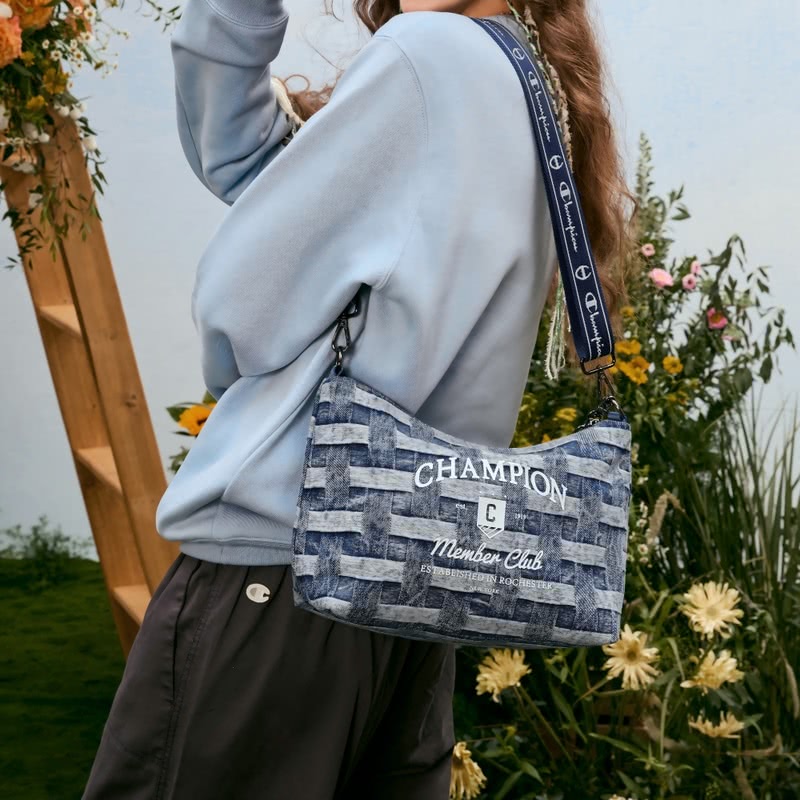 山姆国内代购 champion冠军小肩包 腋下包斜挎包手提包 色牛仔色