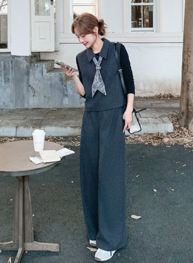 现货主推！！毛呢三件套（配飘带）2C203-5536-P195-K298