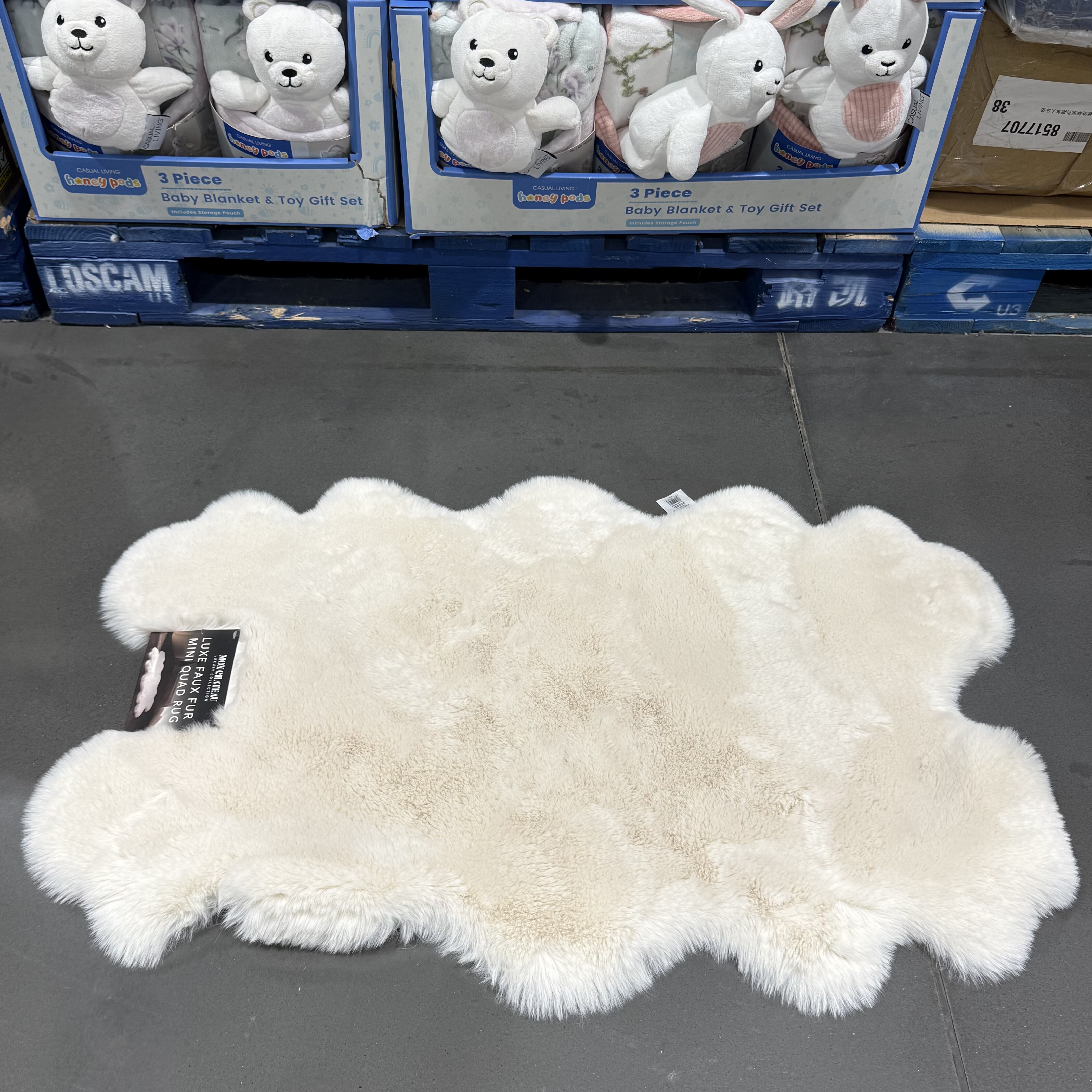 特价开市客人造毛皮仿毛地毯地垫脚垫卧室客厅现代轻奢60*93cm,居家布艺,床边毯,淘宝优惠券,粉丝福利购,淘宝优惠卷