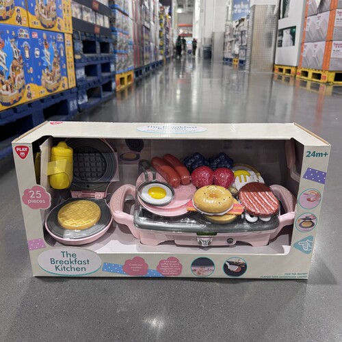 开市客代购PLAYGO儿童厨房做饭玩具儿童过家家小厨房家电玩具套装