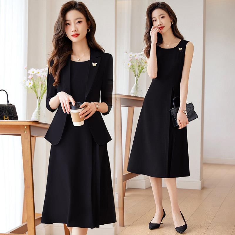 上班服套装女2026新款春秋小西装外套正装气质工作服西装裙洋装