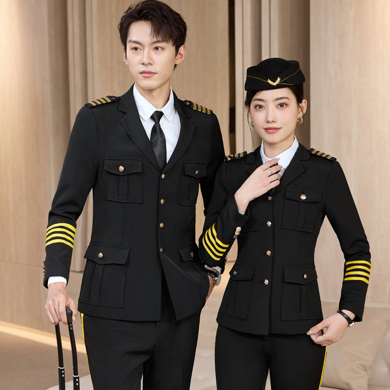 西装套装男女军鼓仪仗队大合唱乐队演出服海军空姐制服保安工作服