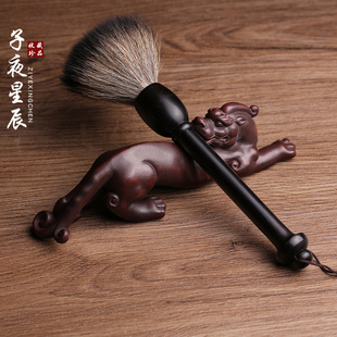 精品紫砂茶宠摆件招财貔貅笔架可养陈洪军全手工茶玩创意个性茶具