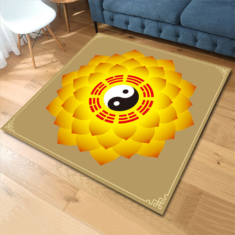 太极八卦图踏罡步斗罡毯圈绒