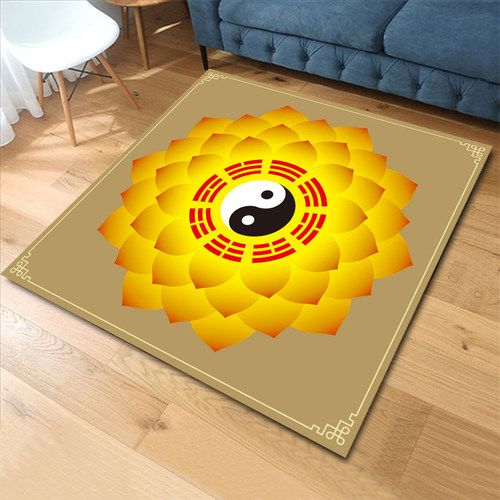 太极八卦图踏罡步斗罡毯圈绒