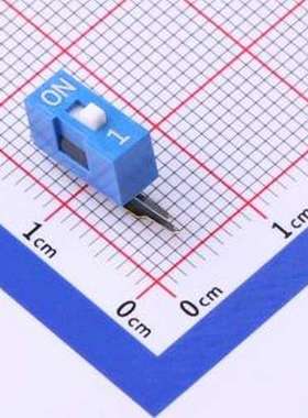 DA-01BLP 拨码开关 平拨,凸起式 1位拨码开关 插件