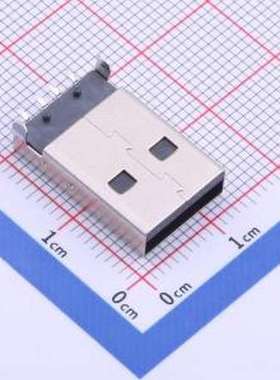 917-P81A202ES60203 USB连接器 Type-A 公 卧贴 SMD