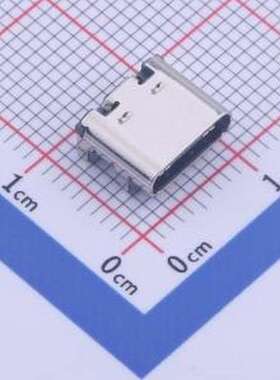 TYPE-C-16M-0232MD USB连接器 TYPE-C-16M-0232MD 黑色板上型短脚