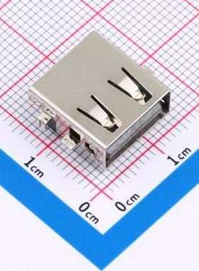 LXUA0430-02505 USB连接器 USB 2.0AF 沉板3.0贴板式直边 SMD