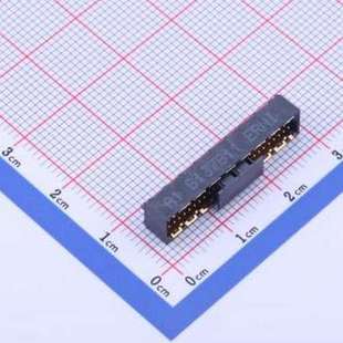 1mm 间距 PIN 50P P=1mm 144680 公 板对板与背板连接器