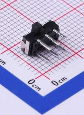 SK-3245D-02-L1 滑动开关 W9.0xD3.5xH3.5 六脚侧拨插件两档小拨