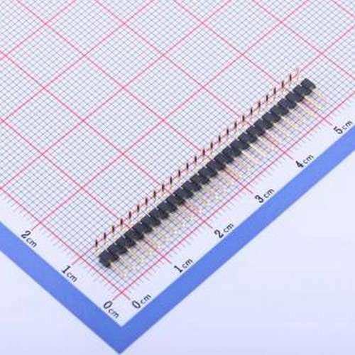 X4611WR-26I-C40D28 排针 1x26P 间距:2mm 方针 弯插,P=2mm