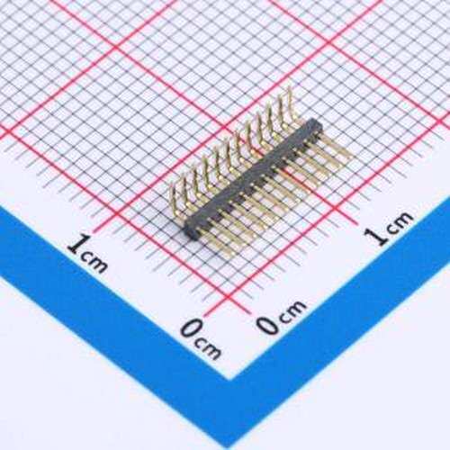 GPCB101-1202A003C1AA 排针 1x12P 间距:1mm 方针 弯插 弯插,P=1m