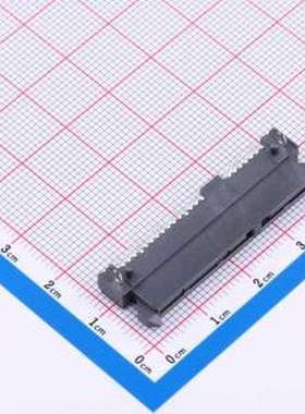 XUTS-2201-042 线对板针座 SATA7+15PIN板下母座贴片SMD H4.2MM S