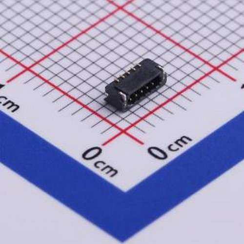 M0611RS-05-GB 线对板针座 1x5P 间距:0.6mm 卧贴 SMD,P=0.6mm,卧