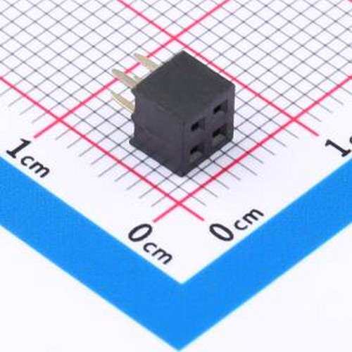 DS1026-05-2x2S8BV 排母 2x2P 间距:2mm 直插 插件,P=2mm